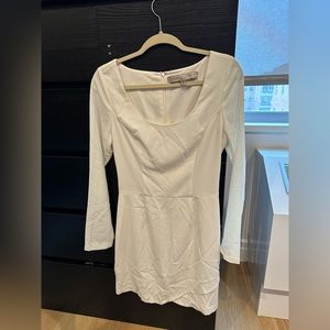 Guess long sleeve white dress.